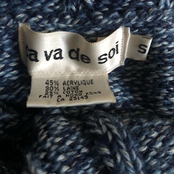 Ca Va de Soi - Winter Sweater | Sx Small. - Picture 3 of 6